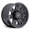 Sidebiter II 22X12 with 6X135/6X5.50 Bolt Pattern 4.750 Back Space Satin Black