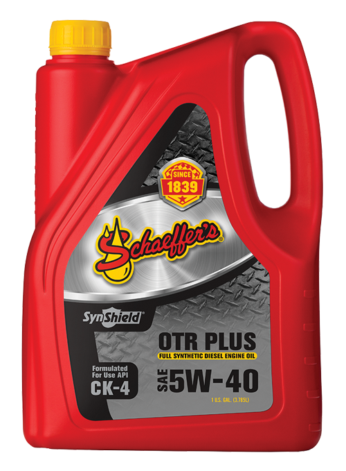 Schaeffer's 9000-006 SynShield OTR Plus Full Synthetic 5W-40 6 gallons