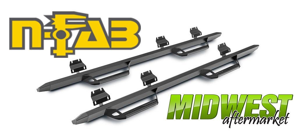 N-Fab Predator Pro Step Bars - Midwest Aftermarket