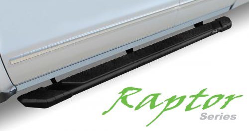 Raptor Black TreadSteps Running Boards - Midwest Aftermarket