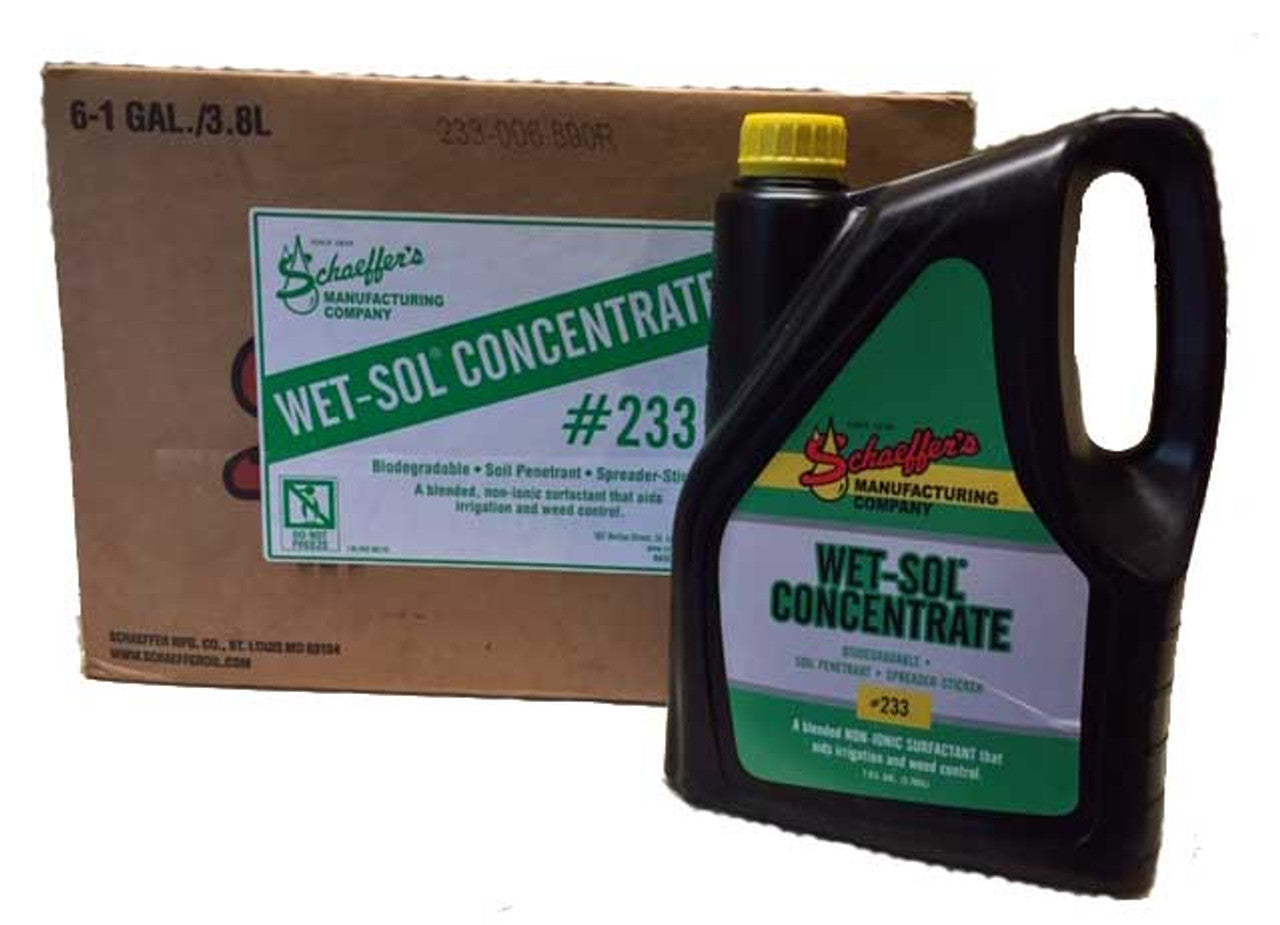 Schaeffers Wet-Sol Concentrate Surfactant Wetting Agent | (6) 1 Gallon Bottles