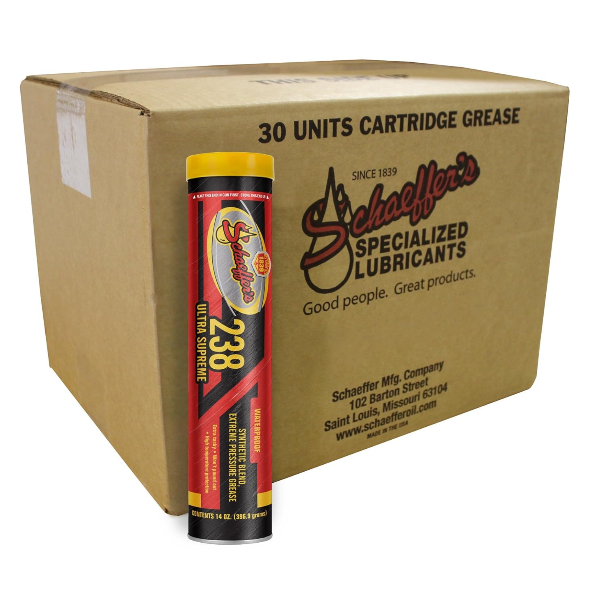 Schaeffers 02382 Ultra Supreme Waterproof Grease NLGI #2 | (30) 14oz Tubes
