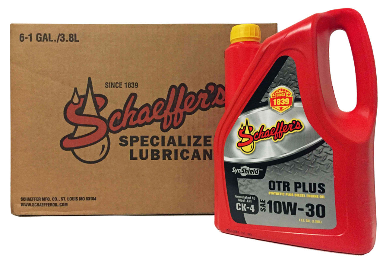 Schaeffers 0711-006 SynShield OTR Plus Diesel 10W-30 Oil 6 Gallons