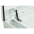 Caja de herramientas extra ancha de acero blanco con sillín cruzado Weather Guard