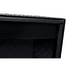 Caja de herramientas Weather Guard Crossover de aluminio negro brillante, caja de sillín estándar completa
