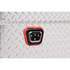 Weather Guard Crossover Saddle Box Bright Aluminum Midsize Compact Deep Tool Box
