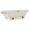 Weather Guard Crossover Saddle Box Bright Aluminum Midsize Compact Deep Tool Box