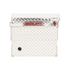 Weather Guard Crossover Saddle Box Bright Aluminum Midsize Compact Deep Tool Box