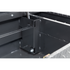 Weather Guard Crossover Saddle Box Gray Aluminum Compact Midsize Tool Box