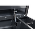 Weather Guard Crossover Saddle Box Gray Aluminum Compact Midsize Tool Box