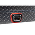Weather Guard Crossover Saddle Box Gray Aluminum Compact Midsize Tool Box