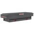 Weather Guard Crossover Saddle Box Gray Aluminum Compact Midsize Tool Box