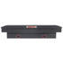 Weather Guard Crossover Saddle Box Gray Aluminum Compact Midsize Tool Box