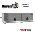 Buyers Products 16x13x88 Aluminum Top Mount Truck Box with Flip-Up Door 1701356