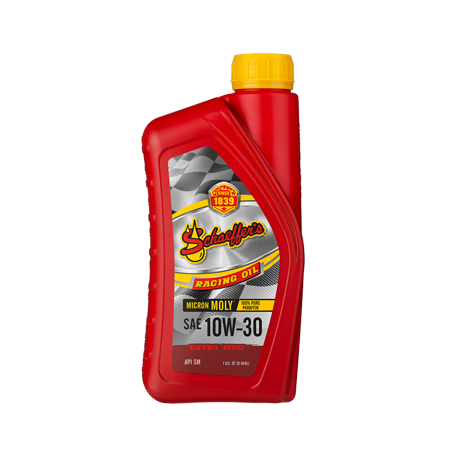 Schaeffer’s 171 Micron Moly SAE 10W-30 Racing Oil Gasoline Engine | (12) 1 Quart Bottles