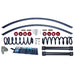 Kit de elevación de suspensión Rugged Ridge 18401.70 compatible con Cherokee (XJ) 84-01