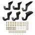 Westin Outlaw Drop Nerf Step Bars Textured Black | Fits 2007-2021 Toyota Tundra