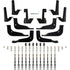 Westin Pro Traxx 4 Oval Nerf Bars Fits 2020-2024 Jeep Gladiator