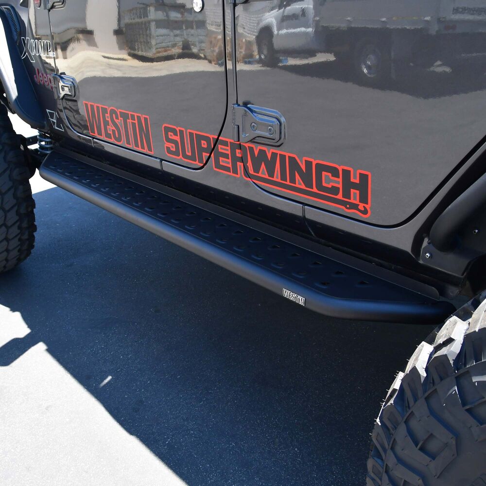 Westin Outlaw Running Boards Fits 2018-2024 Wrangler JL U 4DR