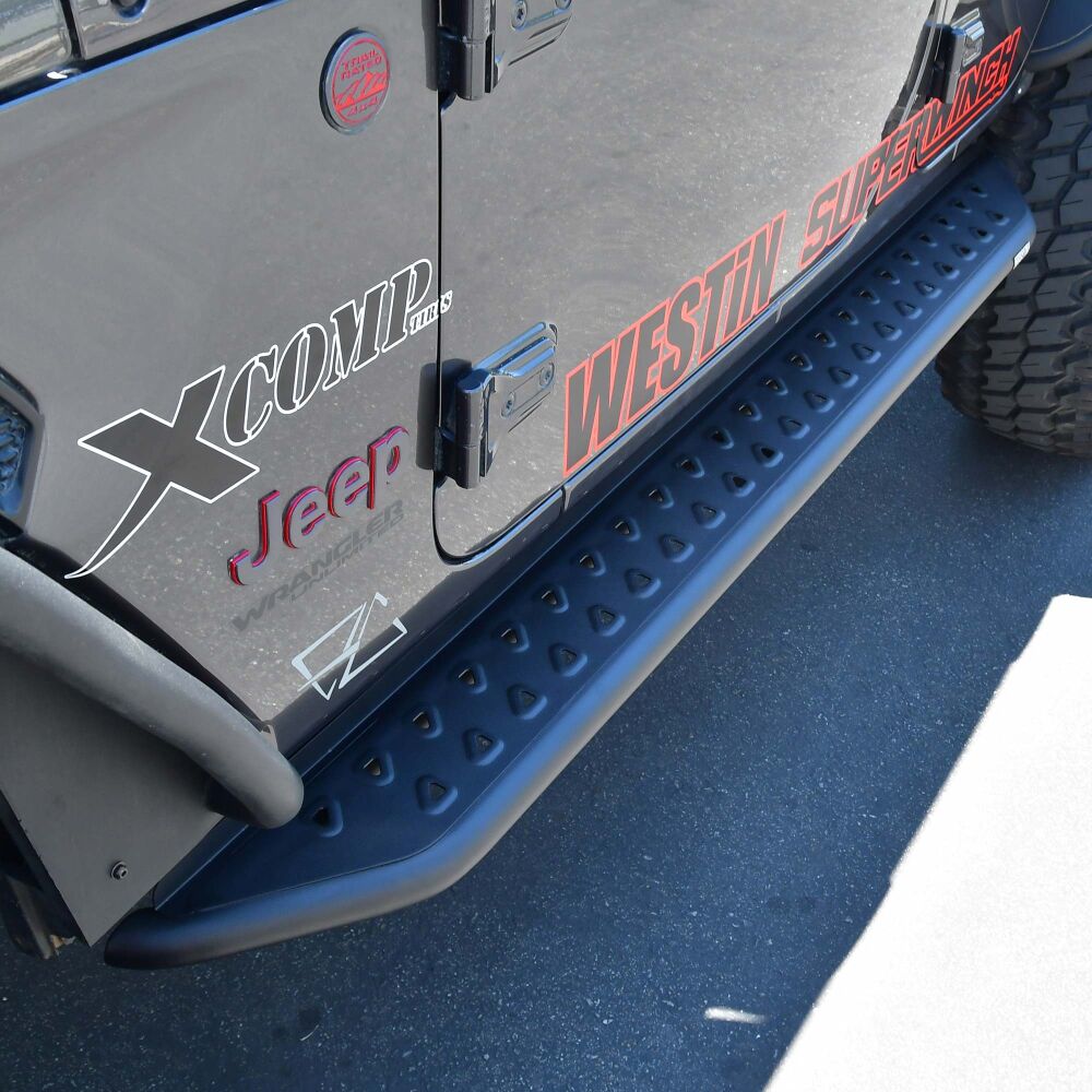 Westin Outlaw Running Boards Fits 2018-2024 Wrangler JL U 4DR