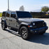 Westin Pro-E Electric Running Boards Textured Black | Fits 2018+ Jeep Wrangler Unlimited 4 Door