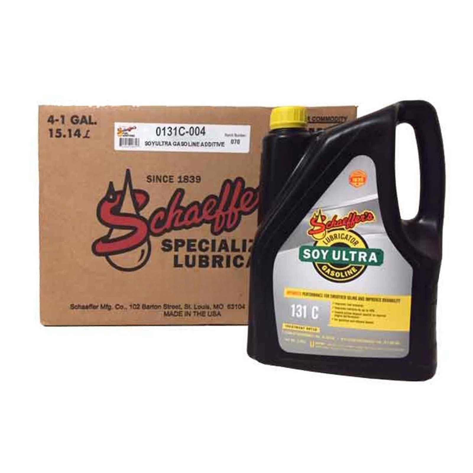 Schaeffers SoyUltra Multi-Functional Gasoline Additive | (4) 1 Gallon Bottles