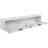 Weather Guard Super Hi Side Tool Box Double Door White Aluminum 90.25X16.25X18