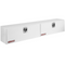 Weather Guard Super Hi Side Tool Box Double Door White Aluminum 90.25X16.25X18