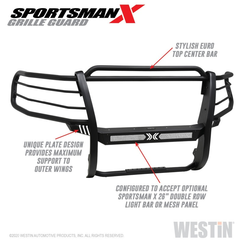Westin Sportsman X Grille Guards Fits 2015-2020 Chevy Suburban/Tahoe
