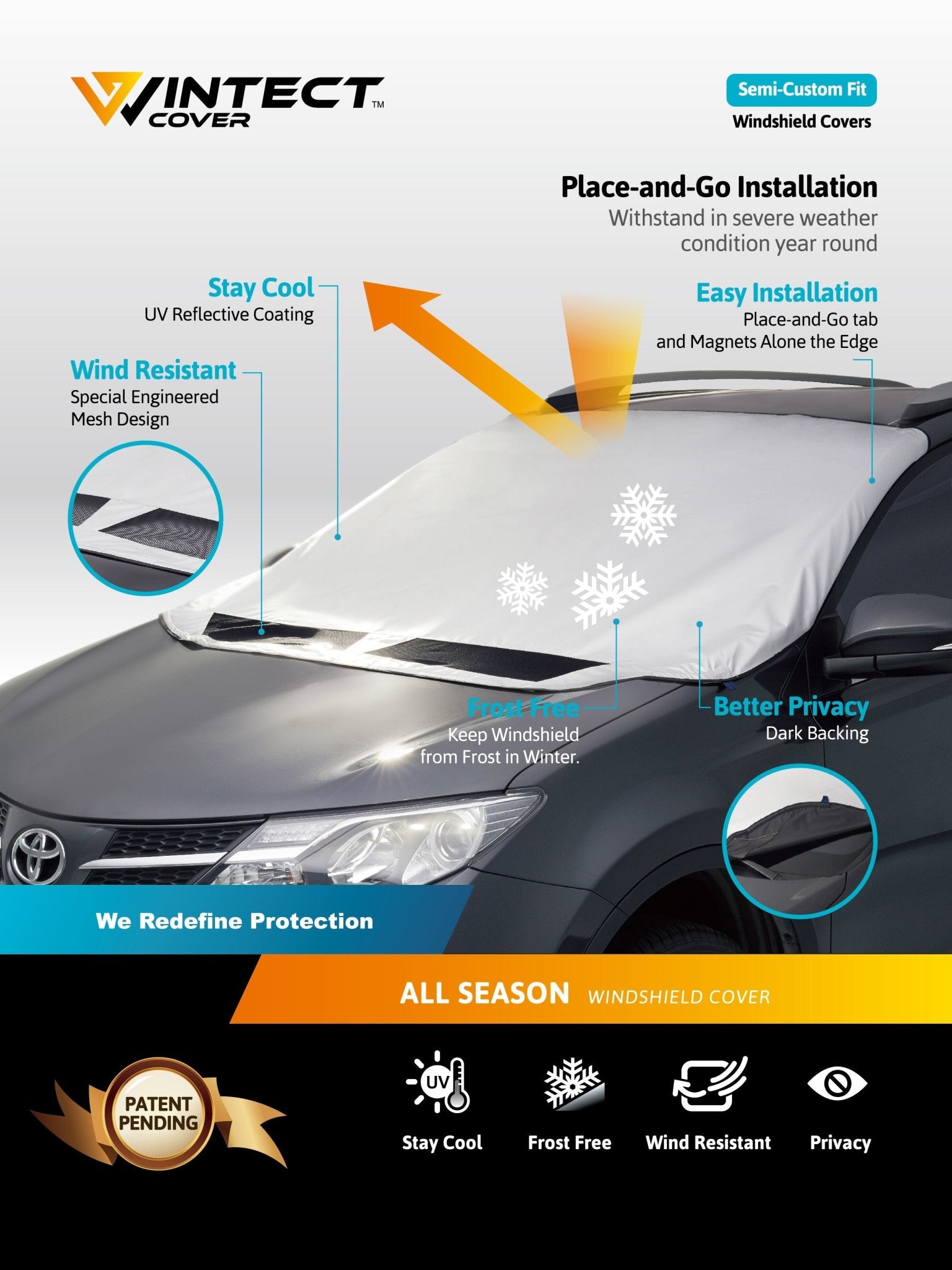 3D MAXpider3D MAXpider Wintect Cover Size A, 63" x 43" x 67" | 1781 - A