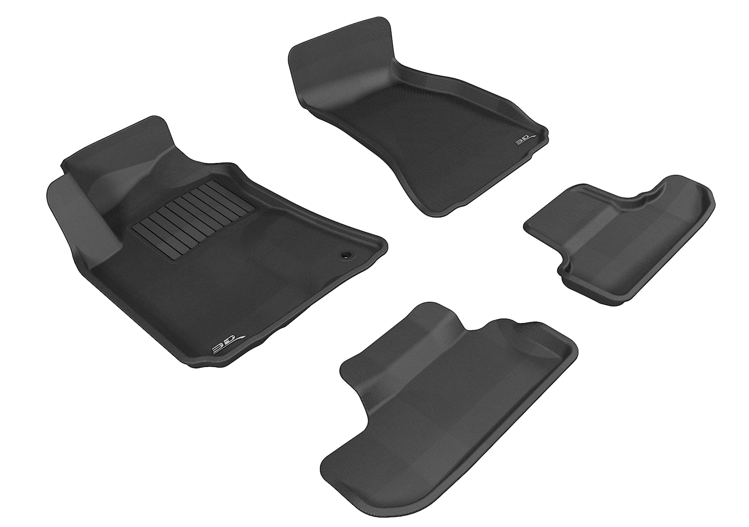3D MAXpider3D MAXpider KAGU Floor Mats Compatible with Dodge Challenger 2008 - 2010 Black R1 R2 | L1DG01501509