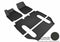 3D MAXpider3D MAXpider KAGU Black All - Weather Floor Mats Compatible with Tesla Model X 6 - Seat 2016 - 2021 | L1TL00101509