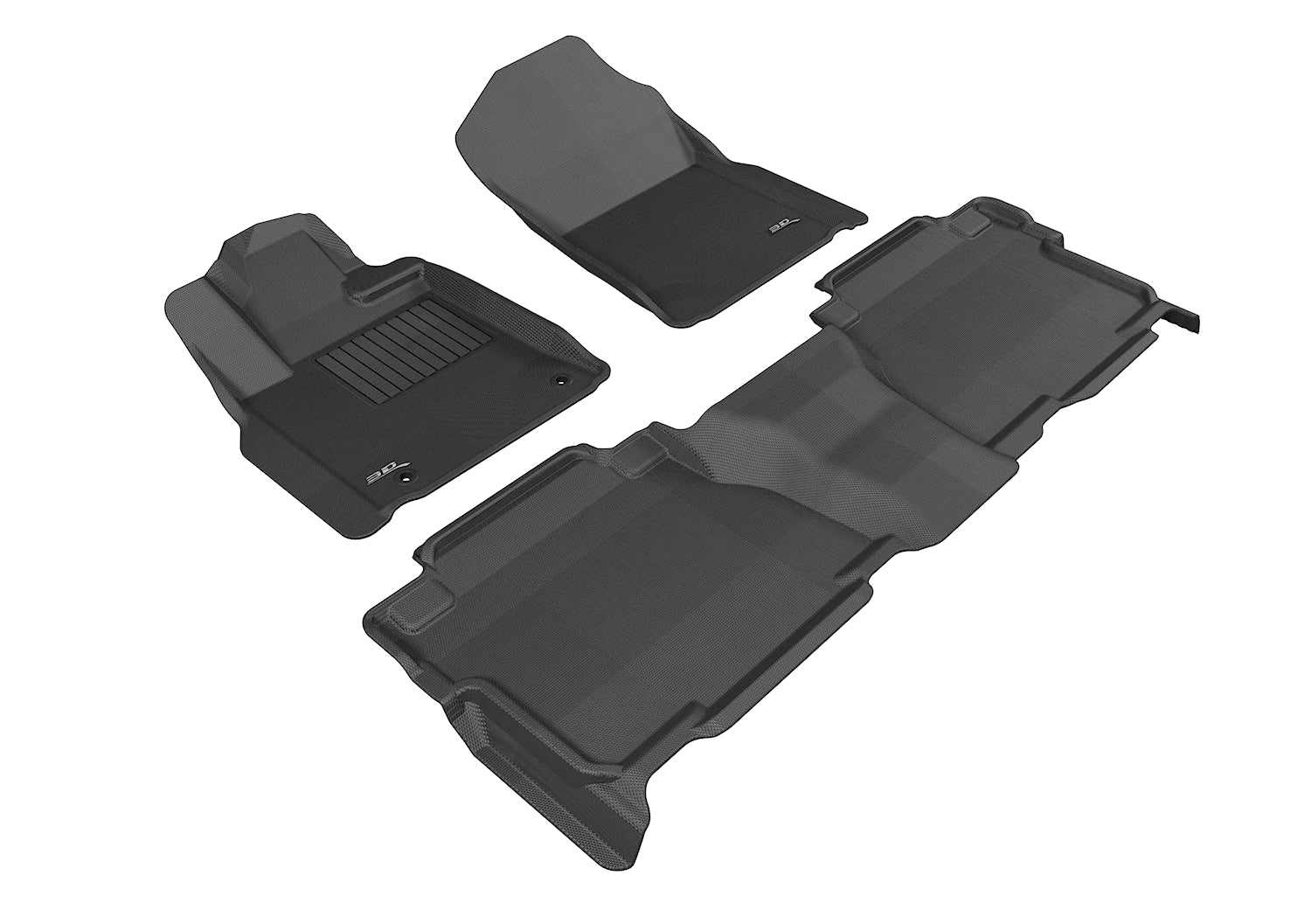 3D MAXpider3D MAXpider Floor Mats for Toyota Tundra 2007 - 2011 CrewMax Kagu Black R1 R2 | L1TY14801509