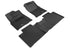3D MAXpider3D MAXpider Floor Mats Compatible with TOYOTA TACOMA ACCESS CAB 2016 - 2017 KAGU BLACK R1/R2 | L1TY23101509