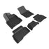 3D MAXpider3D MAXpider Compatible with TOYOTA TACOMA GAS DOUBLE CAB 2024 KAGU BLACK R1 R2 | L1TY32201509