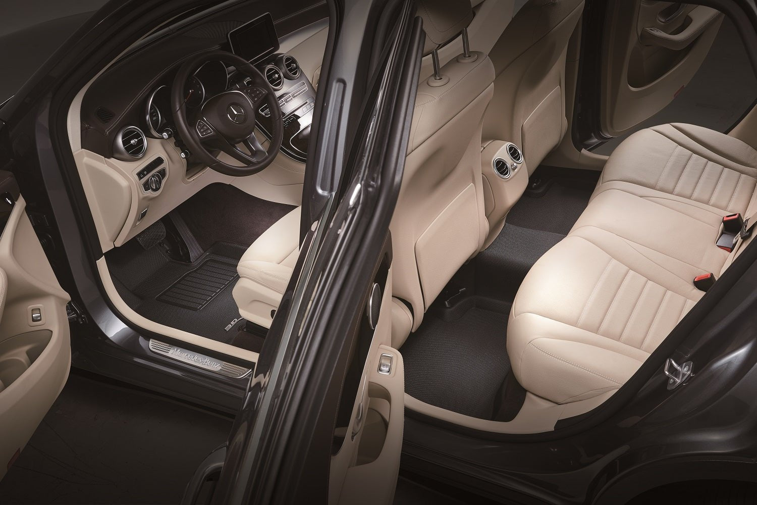 3D MAXpider3D MAXpider Volvo XC60 T5/T6 2018 - 2025 Kagu Black All - Weather Floor Mats | L1VV02501509