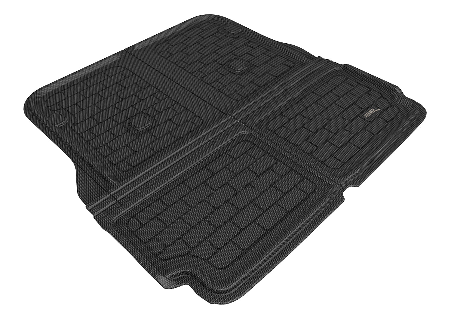 3D MAXpider3D MAXpider Cargo Liner for Tesla Model X 2016 - 2021 Behind 2nd Row Cross Fold Kagu Black | M1TL0211309