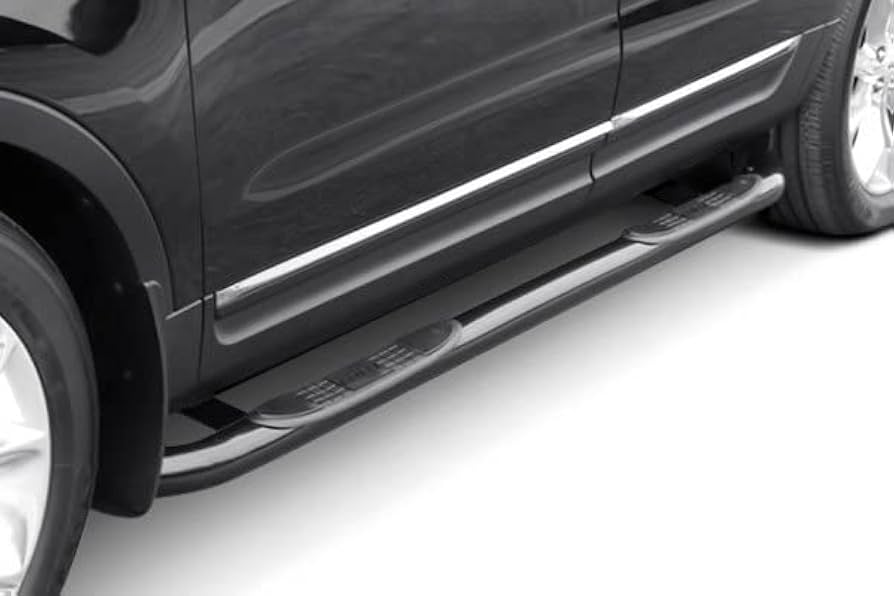 Midwest Aftermarket - Upgrade Your Ride with Aries Black Nerf Bars for GM K-5 Blazer