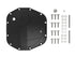aFe Power Pro Series Rear Differential Cover Black | Fits 2018-2025 Jeep Wrangler JL 2.0L L4 | 46-71350B