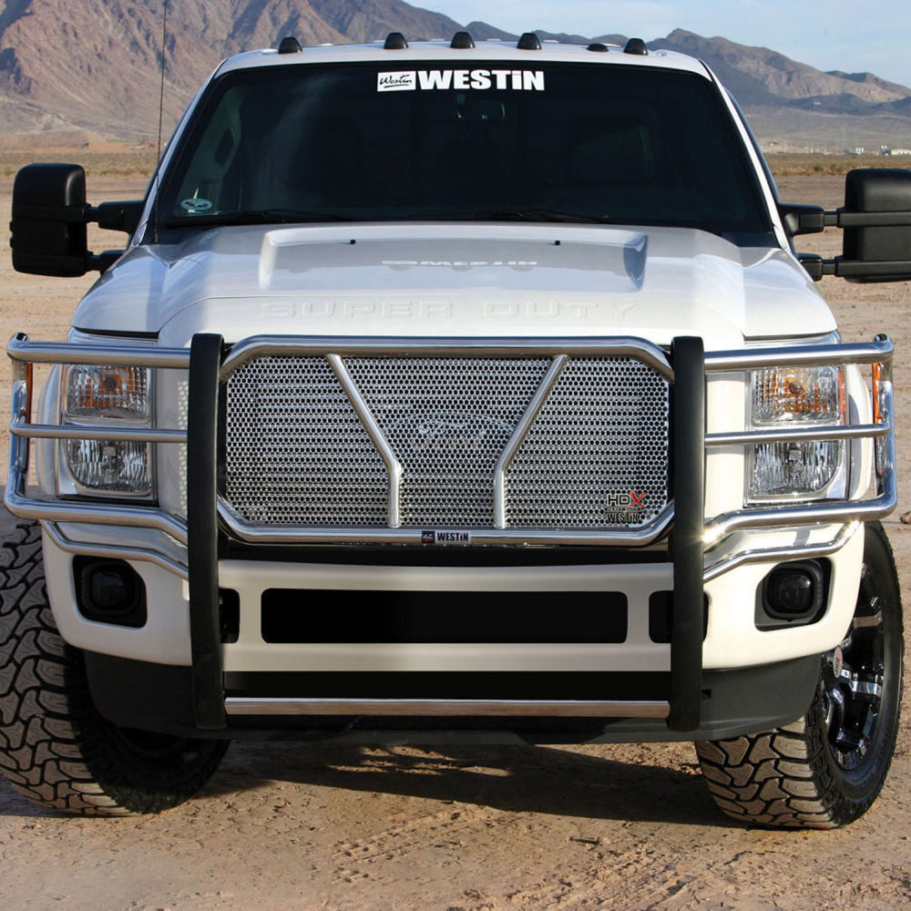 Westin HDX Grille Guard Fits 2011-2016 Ford F250/F350 Super Duty HD