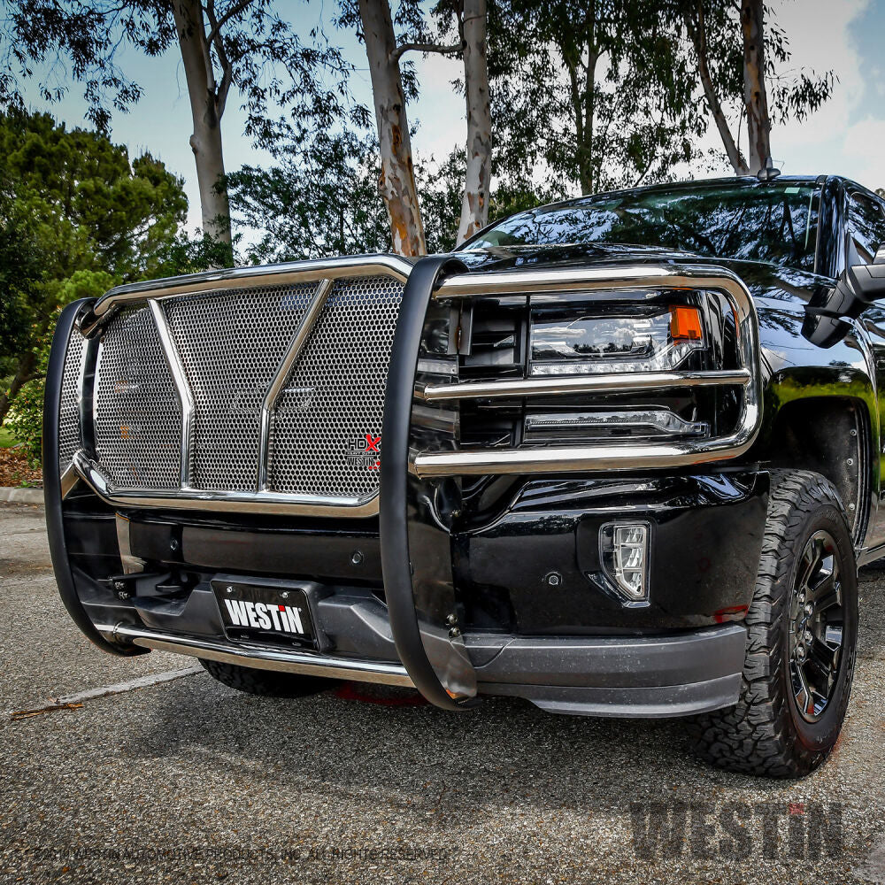 Westin HDX Grille Guard Fits 2016-2019 Chevy Silverado 1500