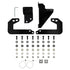 Westin HDX Grille Guard Black Fits 2017-2024 Ford F250/F350