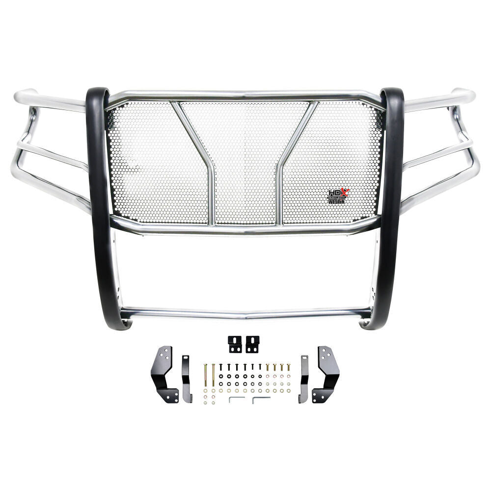 Westin HDX Grille Guard Stainless Steel Fits 2019-2024 Chevy Sierra 1500(EXCLUDES DIESEL)