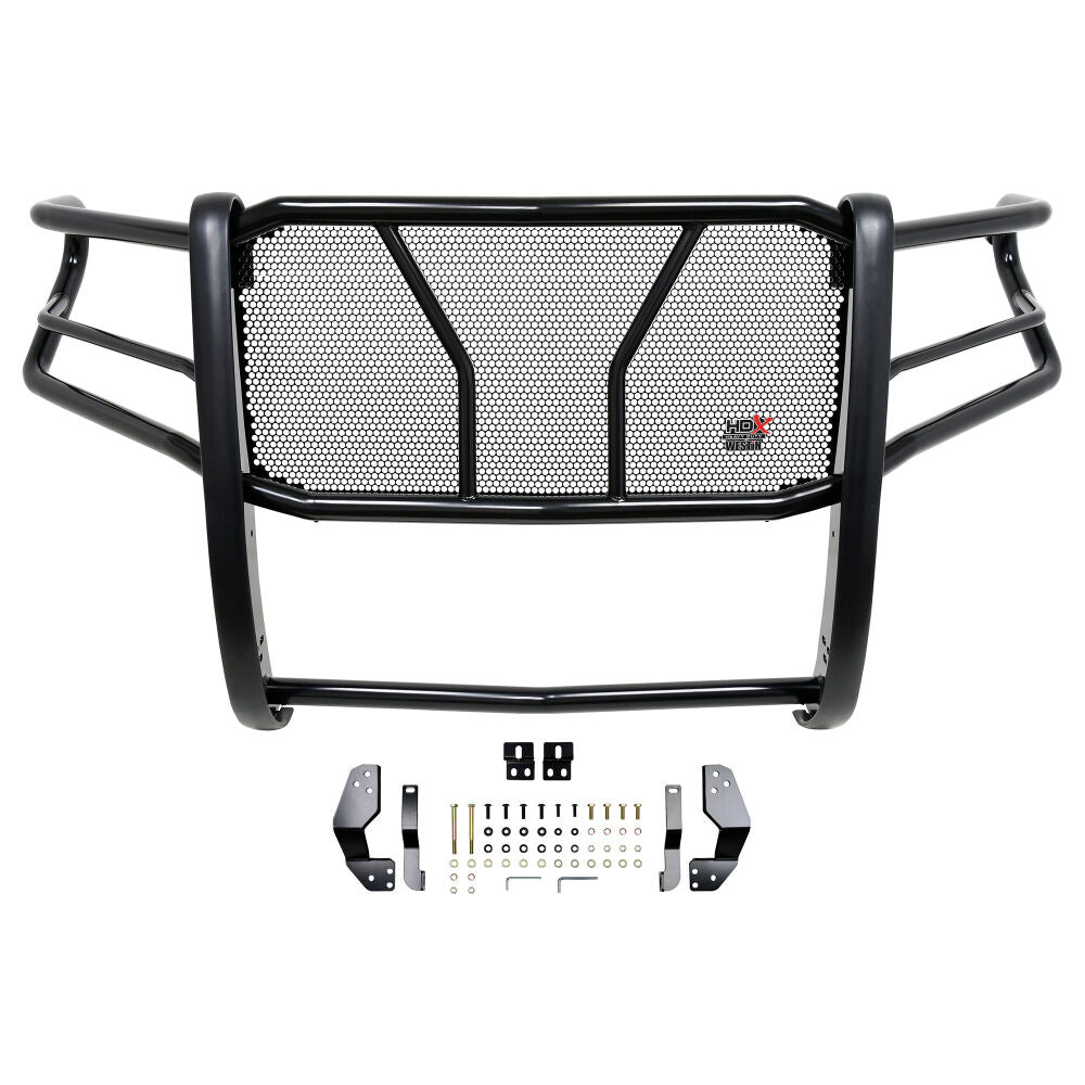 Westin HDX Grille Guard Black Fits 2019-2021 Chevy Sierra 1500