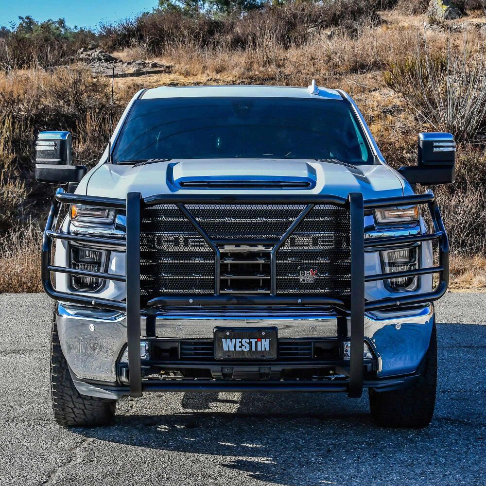 Westin HDX Grille Guard Fits 2020-2024 Chevy Silverado 2500/3500