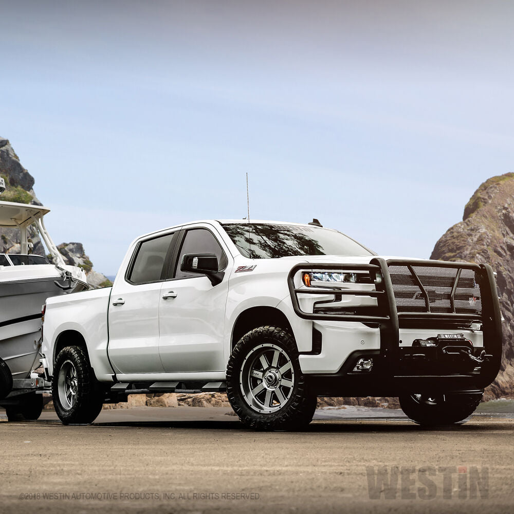 Westin HDX Winch Mount Grille Guard Fits 2019-2024 Chevy Silverado 1500