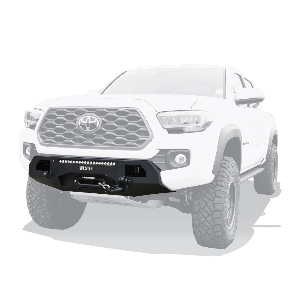 Parachoques delantero de ancho medio Westin Pro Series compatible con Toyota Tacoma 2016-2023
