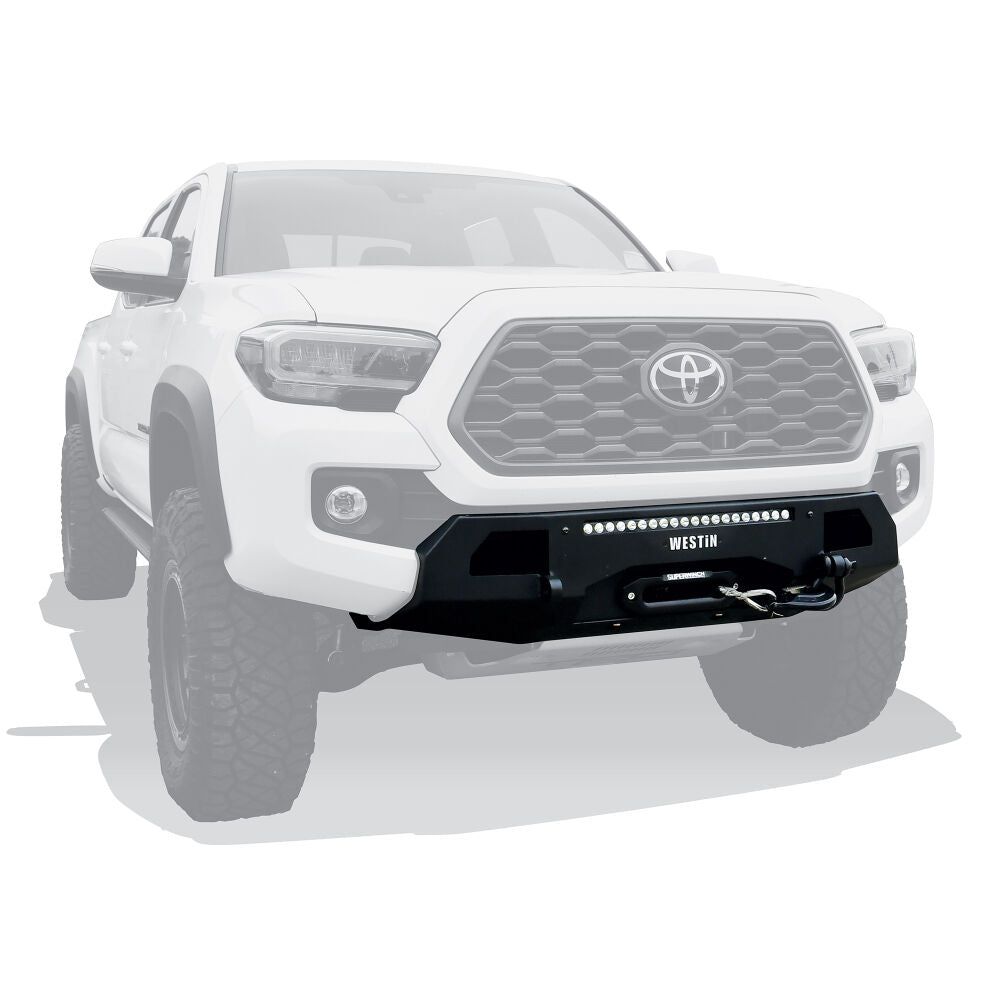 Parachoques delantero de ancho medio Westin Pro Series compatible con Toyota Tacoma 2016-2023