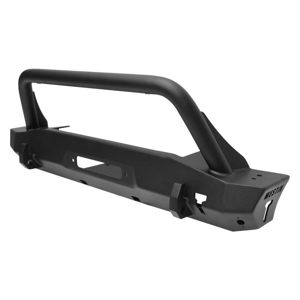 Westin WJ2 Stubby Front Bumper w/Bull Bar | 59-80075