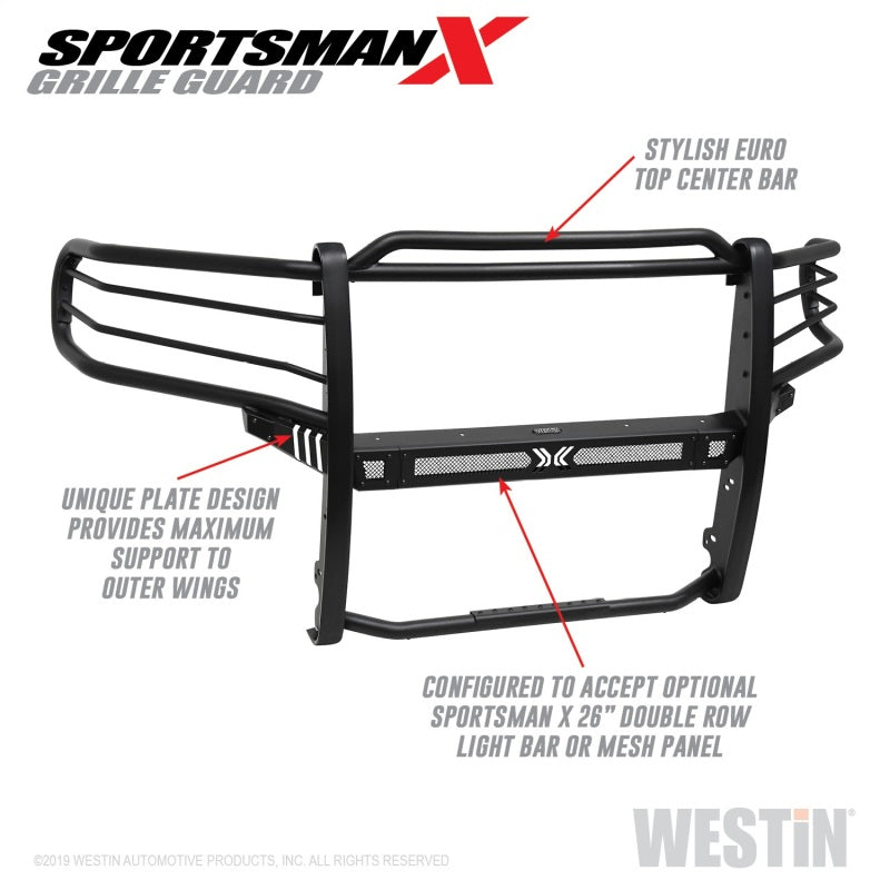 Westin Sportsman X Grille Guards Fits 2019-2024 Dodge Ram 1500